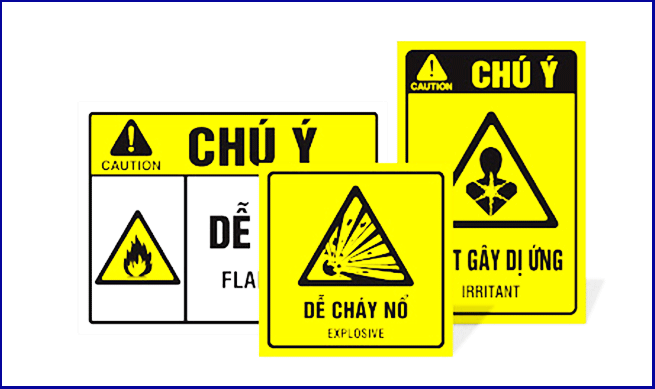 khong cham vao noi co bien canh bao