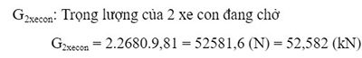 trong luong cua 2 xe con