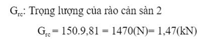 trong luong cua rao can san 2
