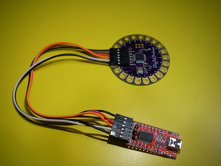 ket noi tren bo mach arduino lilypad  